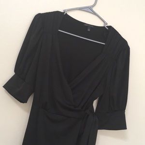 Katheryn Conover LBD Wrap Dress